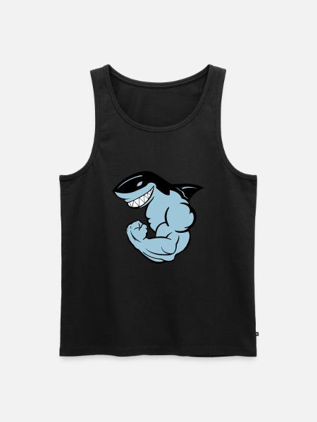 starker Hai 02 - Männer Premium Bio Tank Top - 