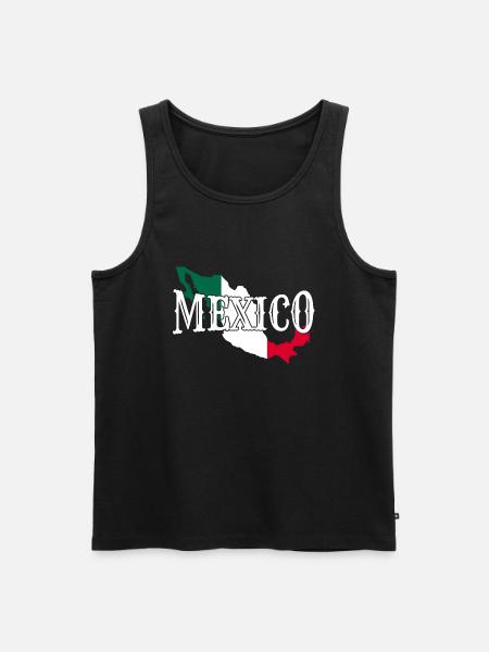 Mexiko - Männer Premium Bio Tank Top - Schwarz