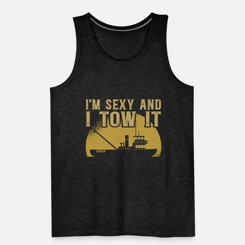 Schlepper Schleppboot Tug Life Männer Premium Bio Tank Top