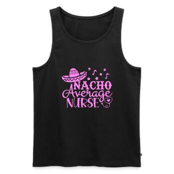 Nourriture mexicaine Cinco de Mayo Infirmière - Débardeur bio Premium Homme - noir - Devant - Michal (187cm)