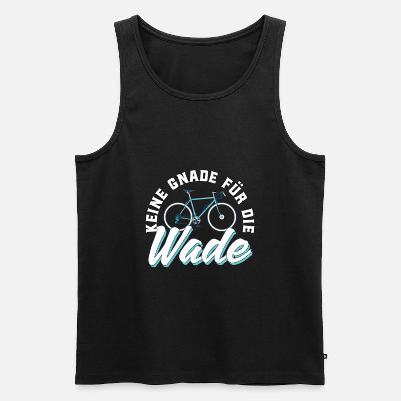 Fahrradfahrer - Männer Premium Bio Tank Top - Schwarz