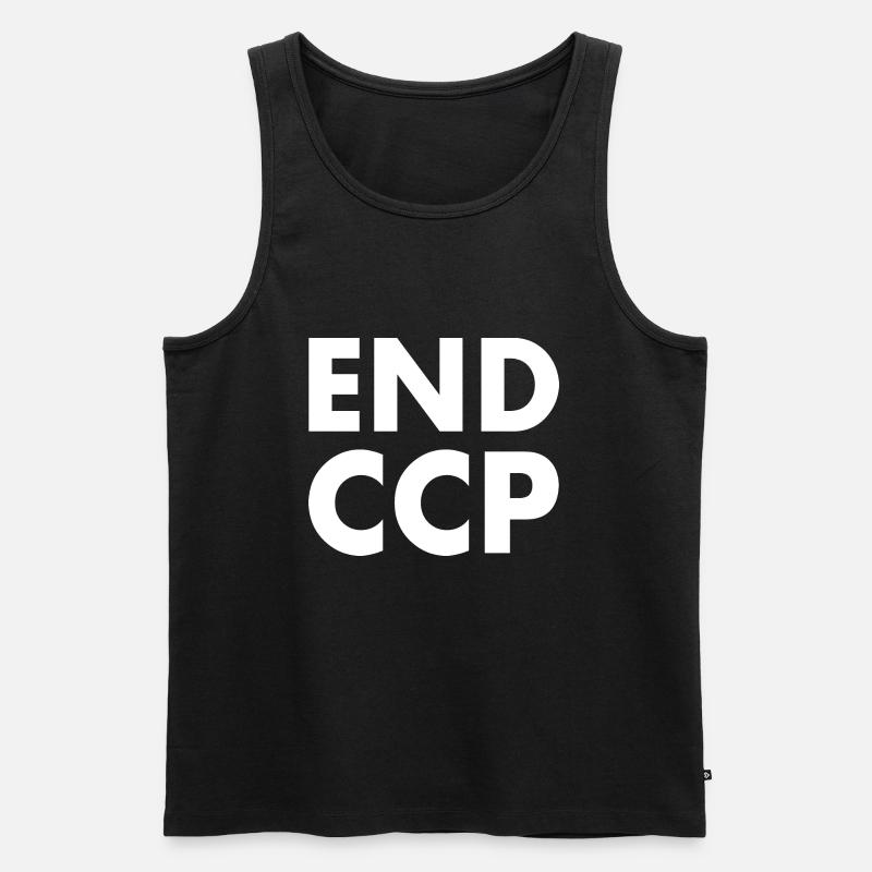 End ccp - Männer Premium Bio Tank Top - Schwarz