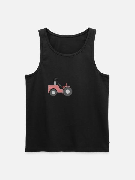 Red Tractor - Men's Premium Organic Tank Top -
