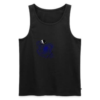 Octopus Magician Vodoo Monster Octopus Squid Ink - Men's Premium Organic Tank Top - black - Front - AI Model Male 178 light (178cm)