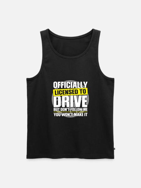 Führerschein Führerschein Neuer Fahrer Geschenk - Männer Premium Bio Tank Top - Schwarz