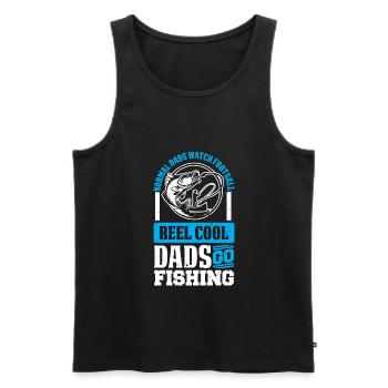 Fishing Dad Fishing Fishing Dad Geschenk - Männer Premium Bio Tank Top - Schwarz - Vorne - AI Model Male 178 light (178cm)