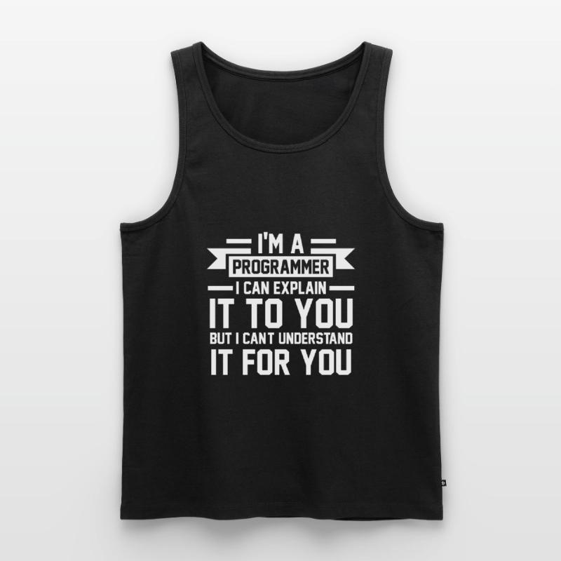 Programmer Programmer Programming Geschenk Männer Premium Bio Tank Top