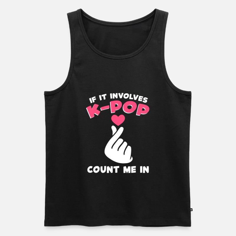 K-Pop K-Pop Geschenk - Männer Premium Bio Tank Top - Schwarz