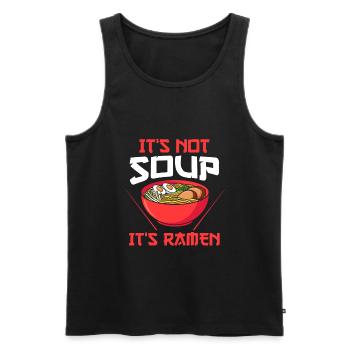 Ramen Ramen Merchandise Cadeau anime - Débardeur bio Premium Homme - noir - Devant - Michal (187cm)