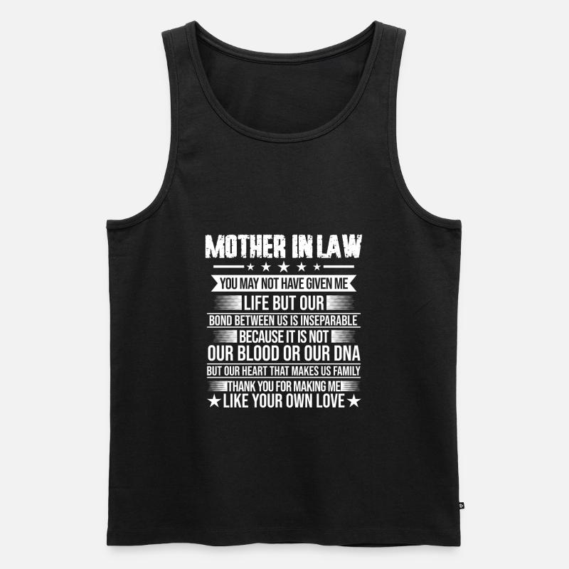 Schwiegermutter Schwiegermutter Geschenk - Männer Premium Bio Tank Top - Schwarz