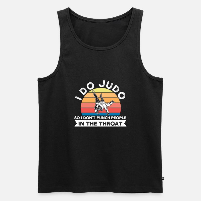 Judo Judo Geschenk - Männer Premium Bio Tank Top - Schwarz