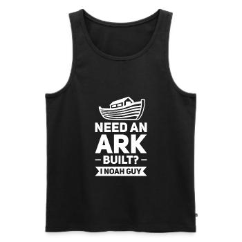 Noah's Ark Noah's Ark Gift - Men's Premium Organic Tank Top - black - Front - AI Model Male 178 light (178cm)