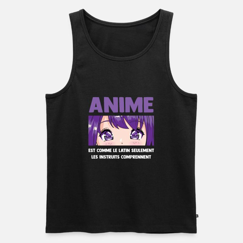 Anime Anime Geschenk - Männer Premium Bio Tank Top - Schwarz