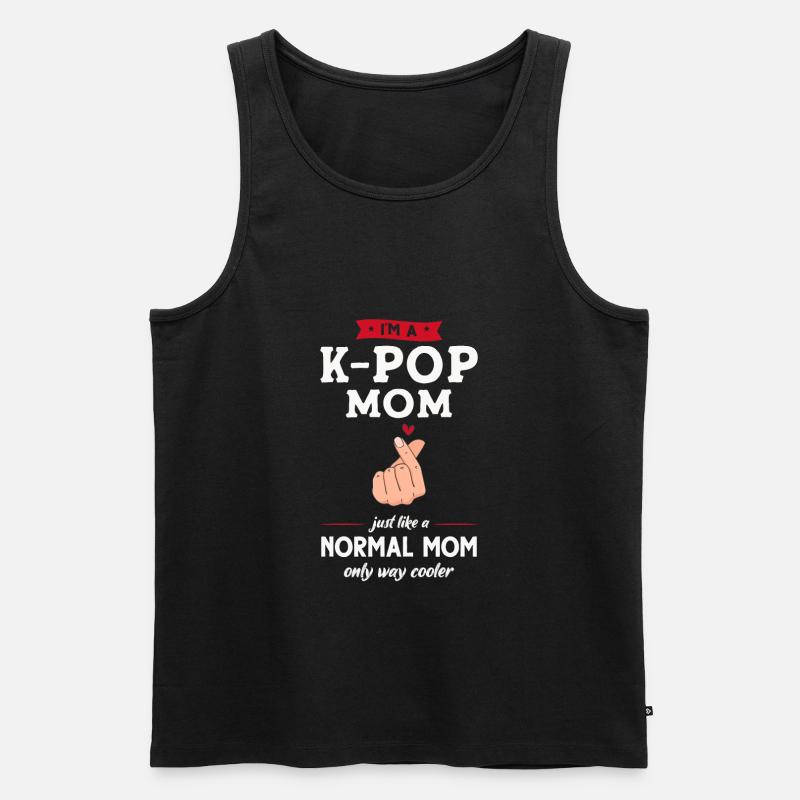 K-Pop K-Pop Merchandise Mutter Geschenk - Männer Premium Bio Tank Top - Schwarz