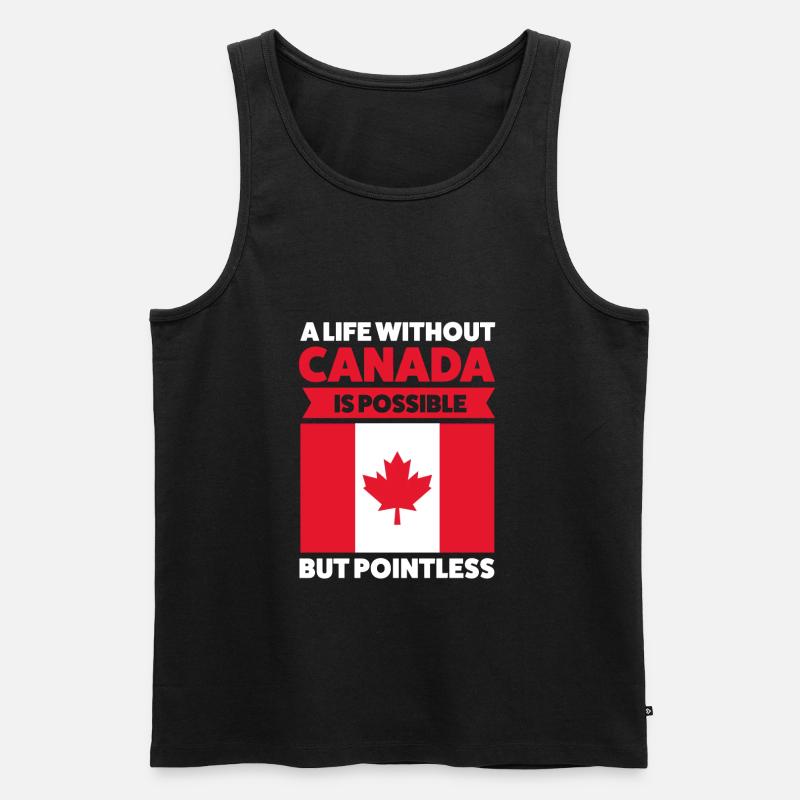 Canada Canada Canada Cadeau - Débardeur bio Premium Homme - noir