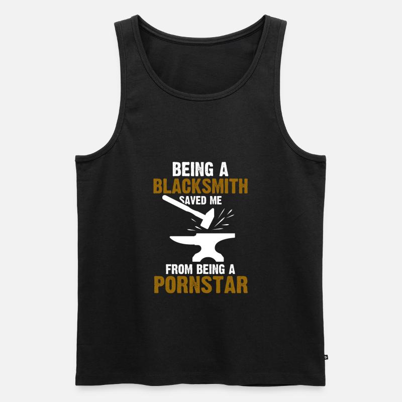 Blacksmith Blacksmith Gift - Men's Premium Organic Tank Top - black