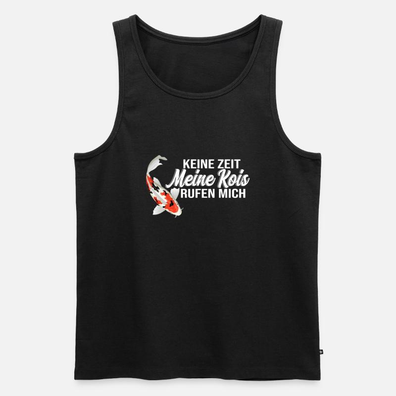 Kois Fisch Koi Flüsterer Geschenk - Männer Premium Bio Tank Top - Schwarz