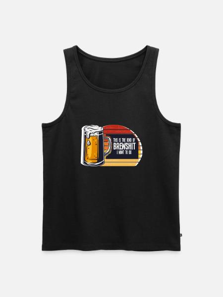 Brewery Beer Gift - Men's Premium Organic Tank Top - black