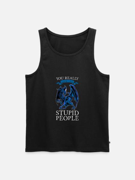 Dragon Dragon Mythical Creature Gift - Men's Premium Organic Tank Top - black