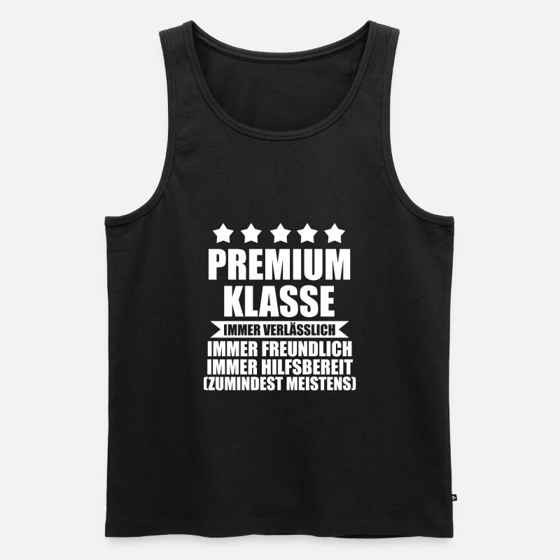 Lehrer Rente Klasse Geschenk - Männer Premium Bio Tank Top - Schwarz