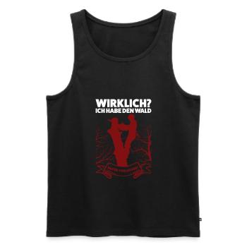 Baumkletterer Arborist Baumklettern Geschenk - Männer Premium Bio Tank Top - Schwarz - Vorne - Michal (187cm)