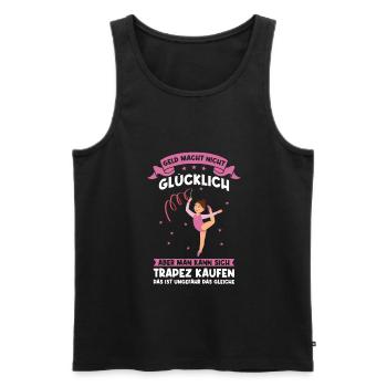 Turnen Mädchen Turnerin Geschenk - Männer Premium Bio Tank Top - Schwarz - Vorne - Michal (187cm)