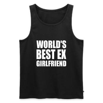 worlds best ex girlfriend - Débardeur bio Premium Homme - noir - Devant - Michal (187cm)