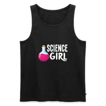 Science chimiste drôle de chimie - Débardeur bio Premium Homme - noir - Devant - Michal (187cm)