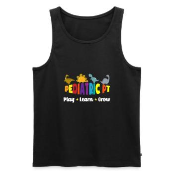 Kinderkrankenschwester Kinderkrankenpflegerin - Männer Premium Bio Tank Top - Schwarz - Vorne - AI Model Male 178 light (178cm)