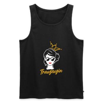 Ich Bin Trauzeugin Lustiges Trauzeugin Geschenk - Männer Premium Bio Tank Top - Schwarz - Vorne - Michal (187cm)