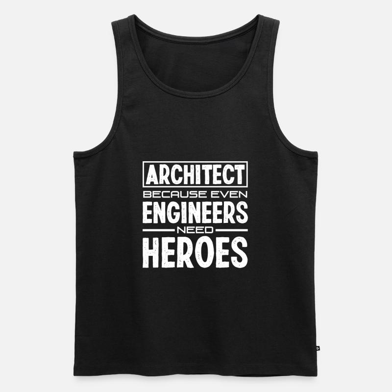 Architect Funny Architect Gift - Men's Premium Organic Tank Top - black