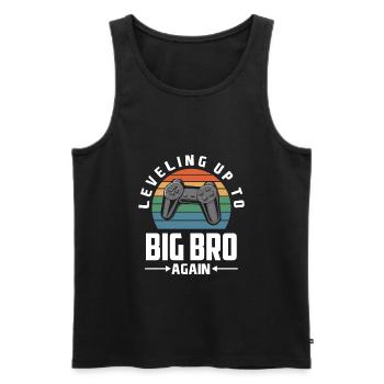 Je vais redevenir Big Brother Gamer Gaming - Débardeur bio Premium Homme - noir - Devant - Michal (187cm)