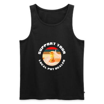 Pottery Pottery Pottery Pottery Pottery Pottery Potter - Men's Premium Organic Tank Top - black - Front - Michal (187cm)