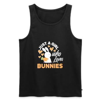 Rabbit Rabbit Pet Rabbit Mama Gift - Men's Premium Organic Tank Top - black - Front - AI Model Male 178 light (178cm)
