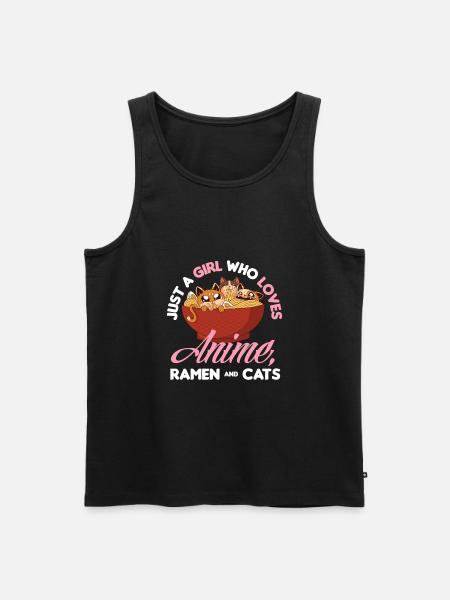 Funny Anime Gift - Men's Premium Organic Tank Top - black