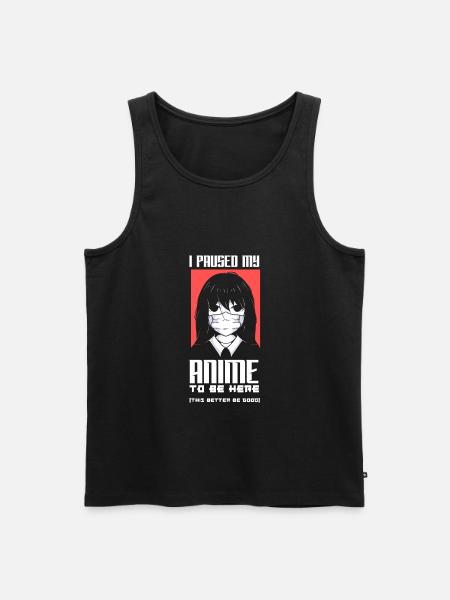 Funny Anime Gift - Men's Premium Organic Tank Top - black
