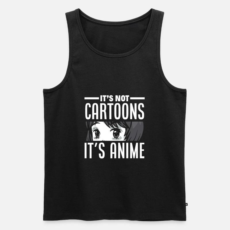 Lustiges Anime Geschenk - Männer Premium Bio Tank Top - Schwarz