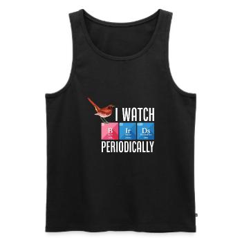 Vogel Liebhaber Vögel Vogelbeobachter Geschenk - Männer Premium Bio Tank Top - Schwarz - Vorne - Michal (187cm)