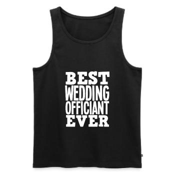 Standesbeamter Standesbeamtin Hochzeit - Männer Premium Bio Tank Top - Schwarz - Vorne - Michal (187cm)