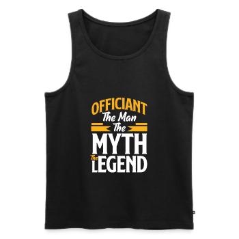 Standesbeamter Standesbeamtin Hochzeit - Männer Premium Bio Tank Top - Schwarz - Vorne - Michal (187cm)