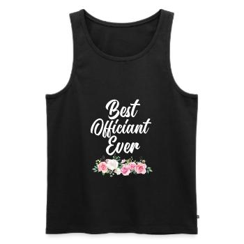 Standesbeamter Standesbeamtin Hochzeit - Männer Premium Bio Tank Top - Schwarz - Vorne - Michal (187cm)