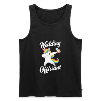 Standesbeamter Standesbeamtin Hochzeit - Männer Premium Bio Tank Top - Schwarz - Vorne - Michal (187cm)