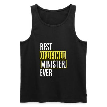 Standesbeamter Standesbeamtin Hochzeit - Männer Premium Bio Tank Top - Schwarz - Vorne - Michal (187cm)