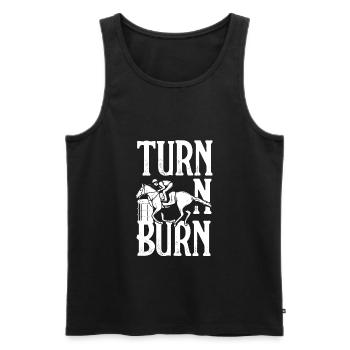 Lustige Pferderennen Pferderennen Geschenkidee - Männer Premium Bio Tank Top - Schwarz - Vorne - AI Model Male 178 light (178cm)