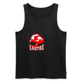 Lautre Lautern Kaiserslautern Pfalz Pfälzisch Fan - Men's Premium Organic Tank Top - black - Front - Michal (187cm)