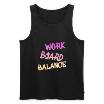 Snowboarding Snowboarder Snowboard Grab Freestsyle - Männer Premium Bio Tank Top - Schwarz - Vorne - AI Model Male 178 light (178cm)