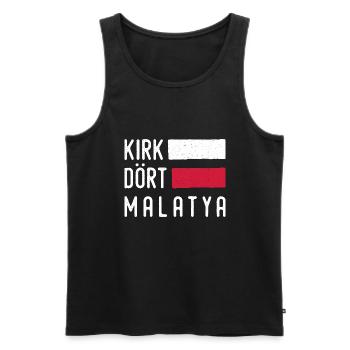 Malatya 44 Türkei Turkiye Geschenk Urlaub TR Türk - Männer Premium Bio Tank Top - Schwarz - Vorne - AI Model Male 178 light (178cm)