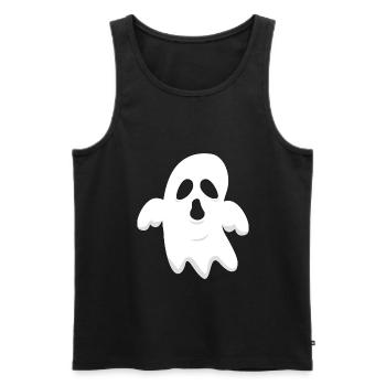 Geist - Männer Premium Bio Tank Top - Schwarz - Vorne - Michal (187cm)