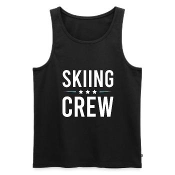 Équipe de ski - Débardeur bio Premium Homme - noir - Devant - Michal (187cm)