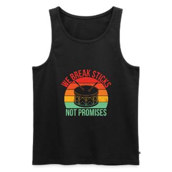 Drum Corps Marching Band Drum Corp Music Percussio - Männer Premium Bio Tank Top - Schwarz - Vorne - AI Model Male 178 light (178cm)